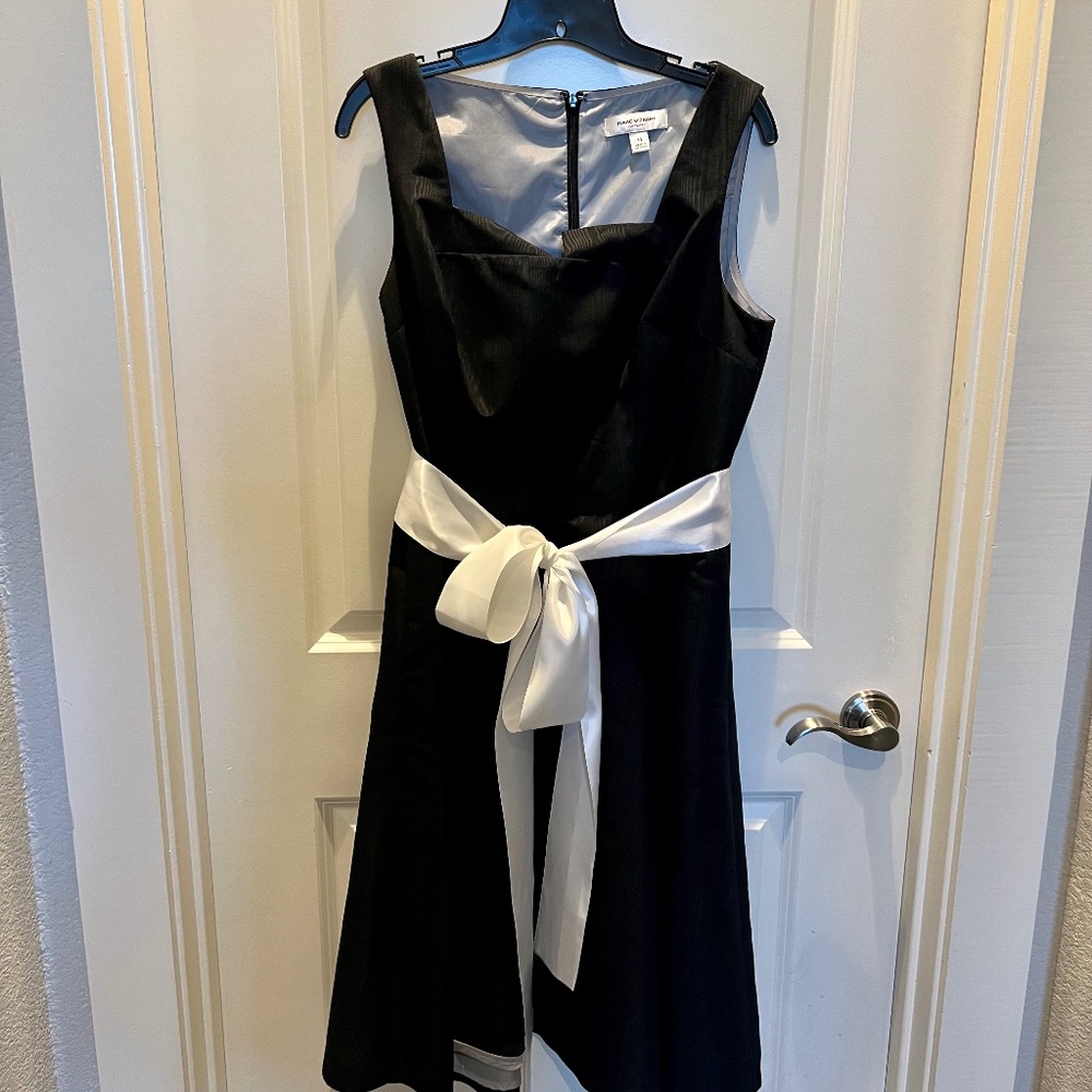 Black dress w/ satin bow